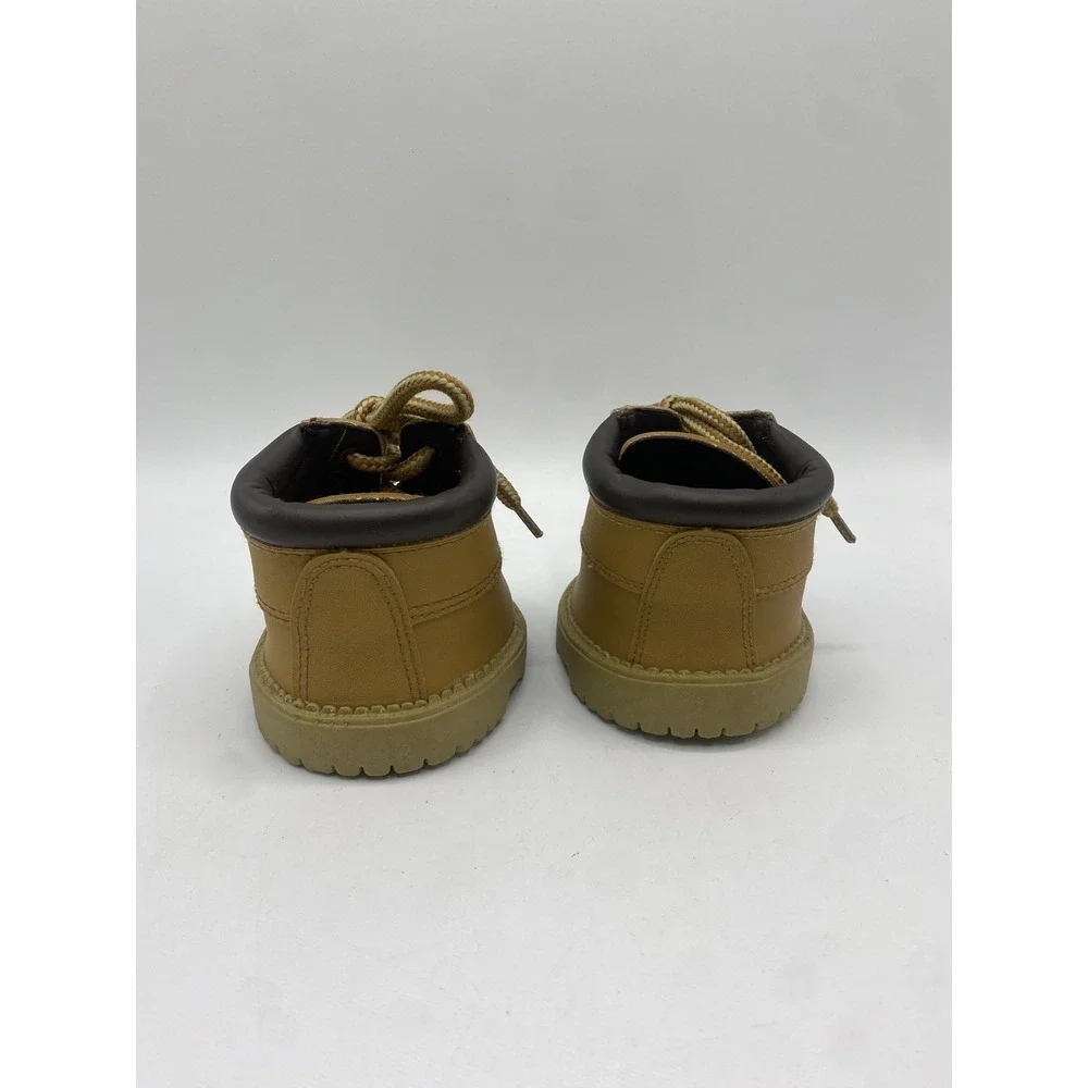 Build-A-Bear Workshop Work Hiking Boots Tan Brown Timberland Style Bear Toy Shoe